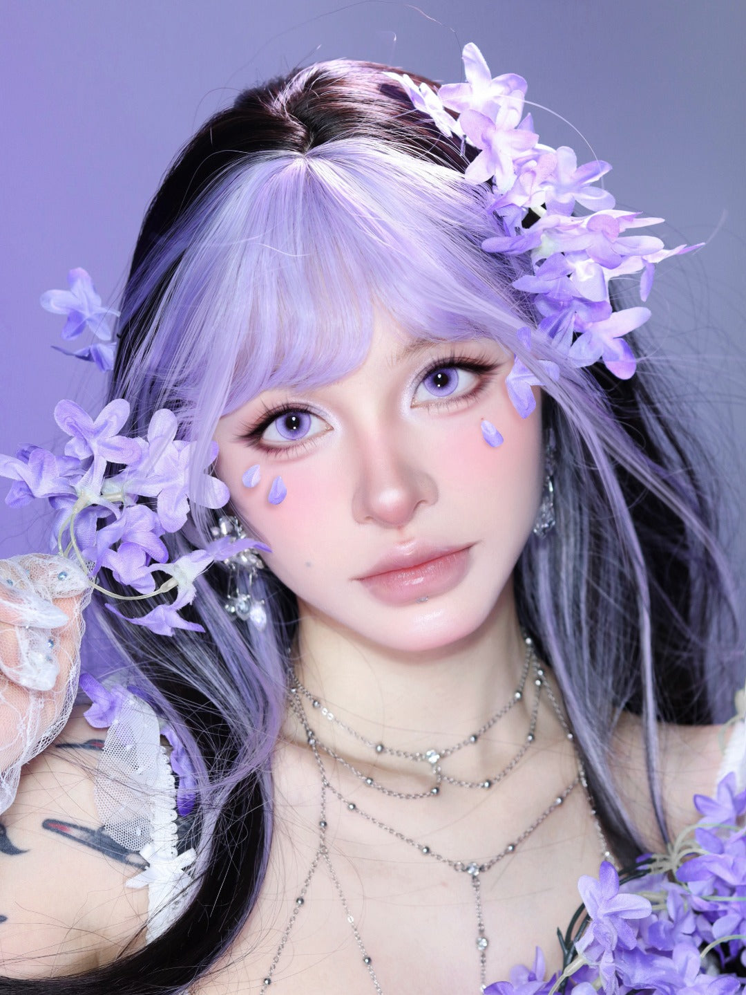 HALF-YEAR | LENSPOP | Milk Pudding Ice Purple