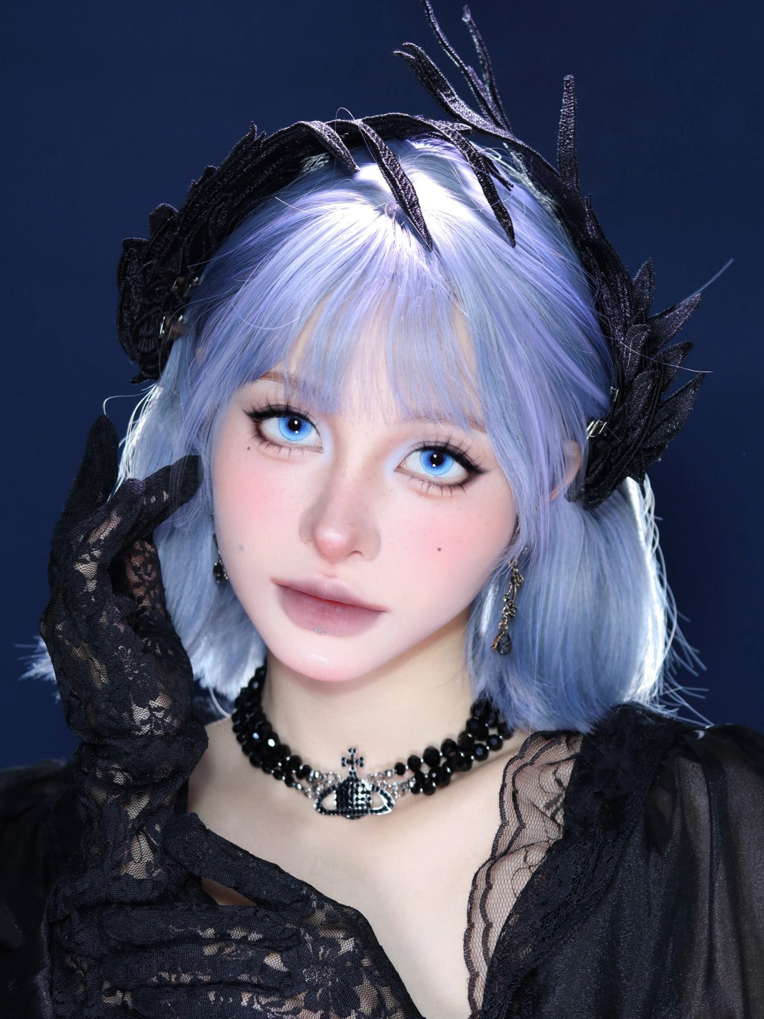 HALF-YEAR | LENSPOP | Milk Pudding Ice Blue