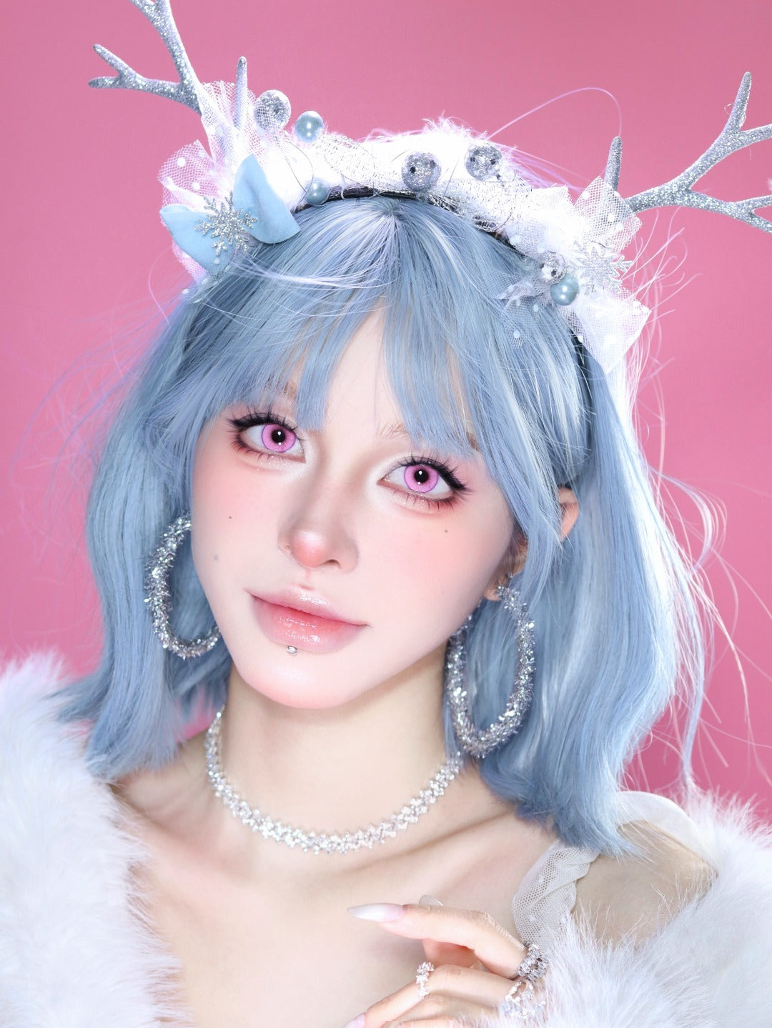 HALF-YEAR | LENSPOP | Milk Pudding Ice Pink