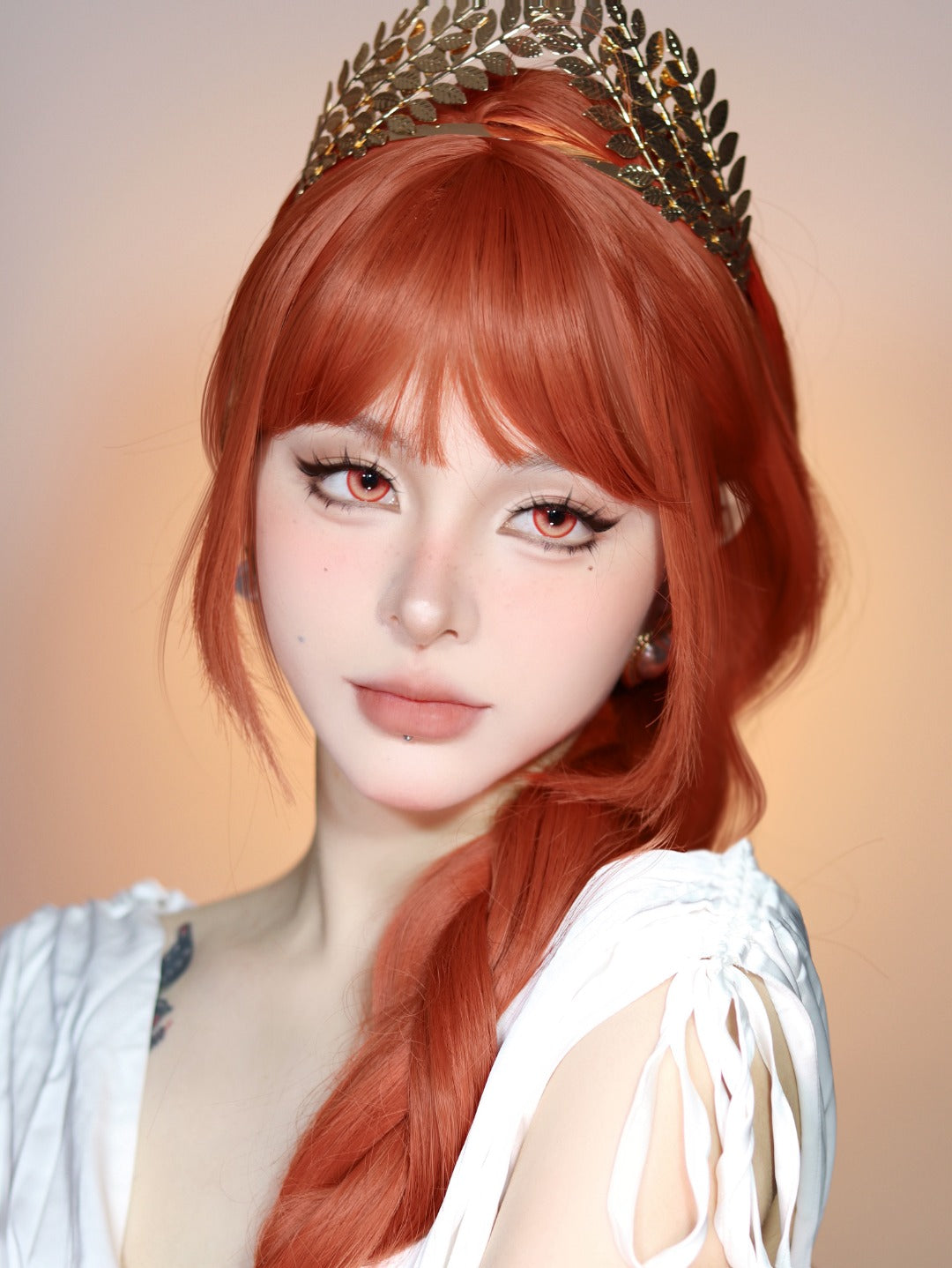 1-DAY | LENSPOP | Sugar Heart Orange-Red