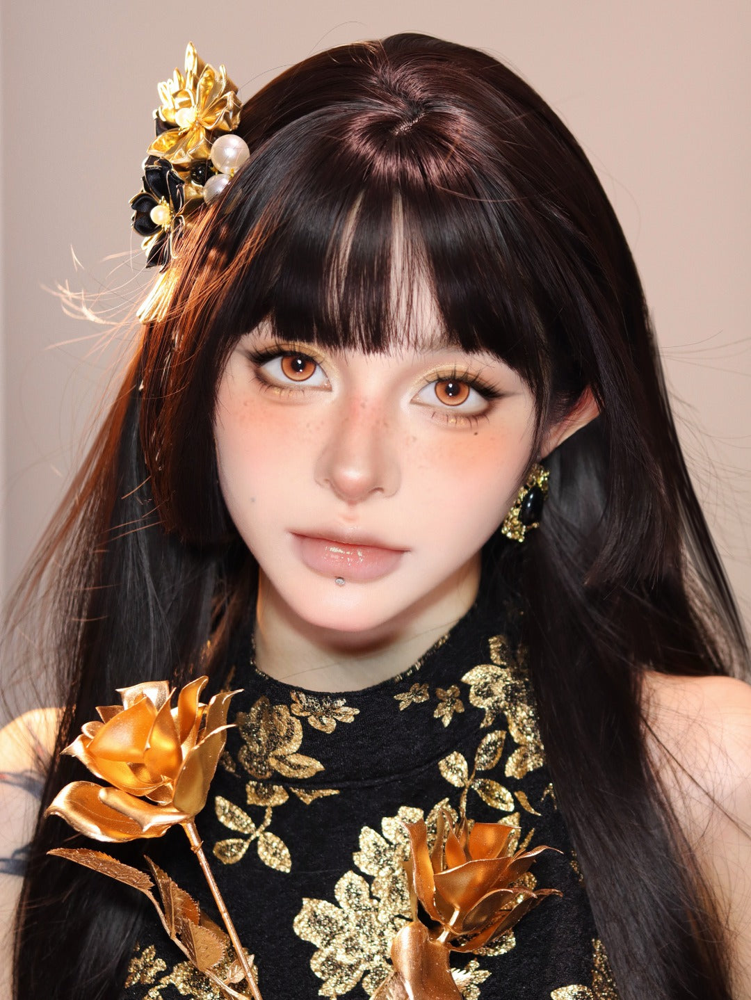 1-DAY | LENSPOP | Jigen Dream Gold-Brown