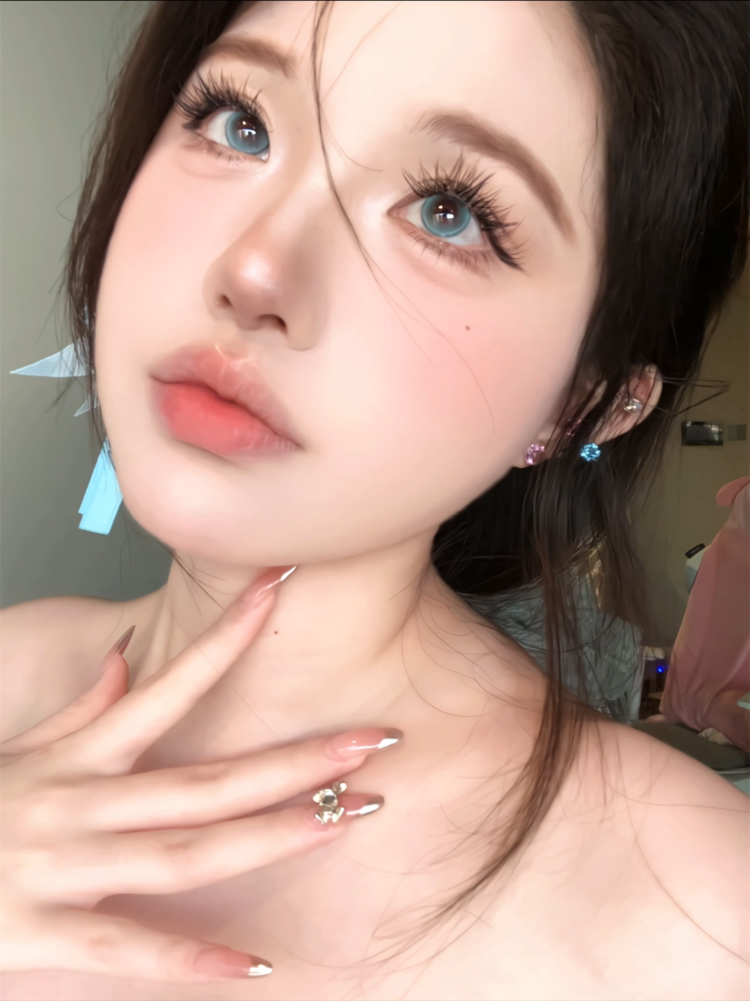 HALF-YEAR | FLOWER | Lullaby Teardrop Blue