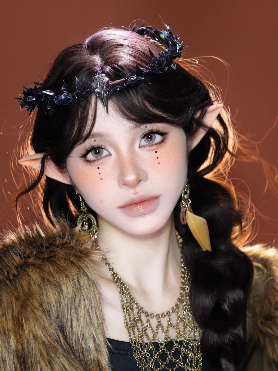 HALF-YEAR | LENSPOP | Milk Pudding Ice Brown