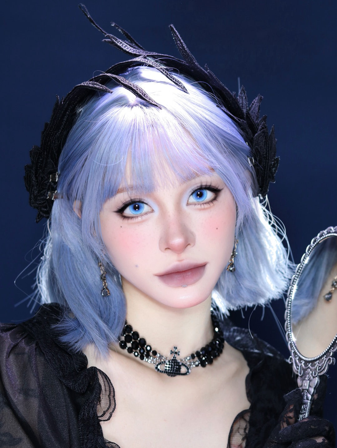 HALF-YEAR | LENSPOP | Milk Pudding Ice Blue