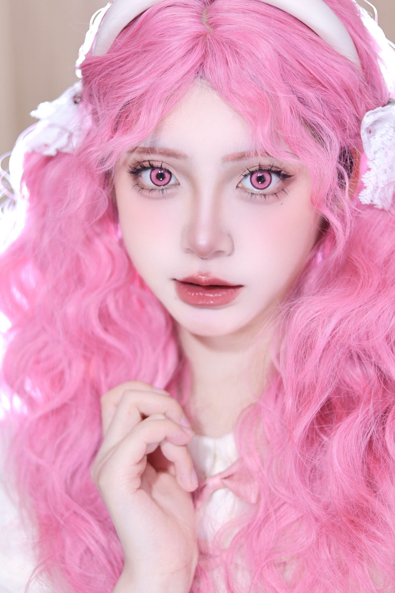 1-YEAR | SHINING CITY | Sweet Soft Peach Pink