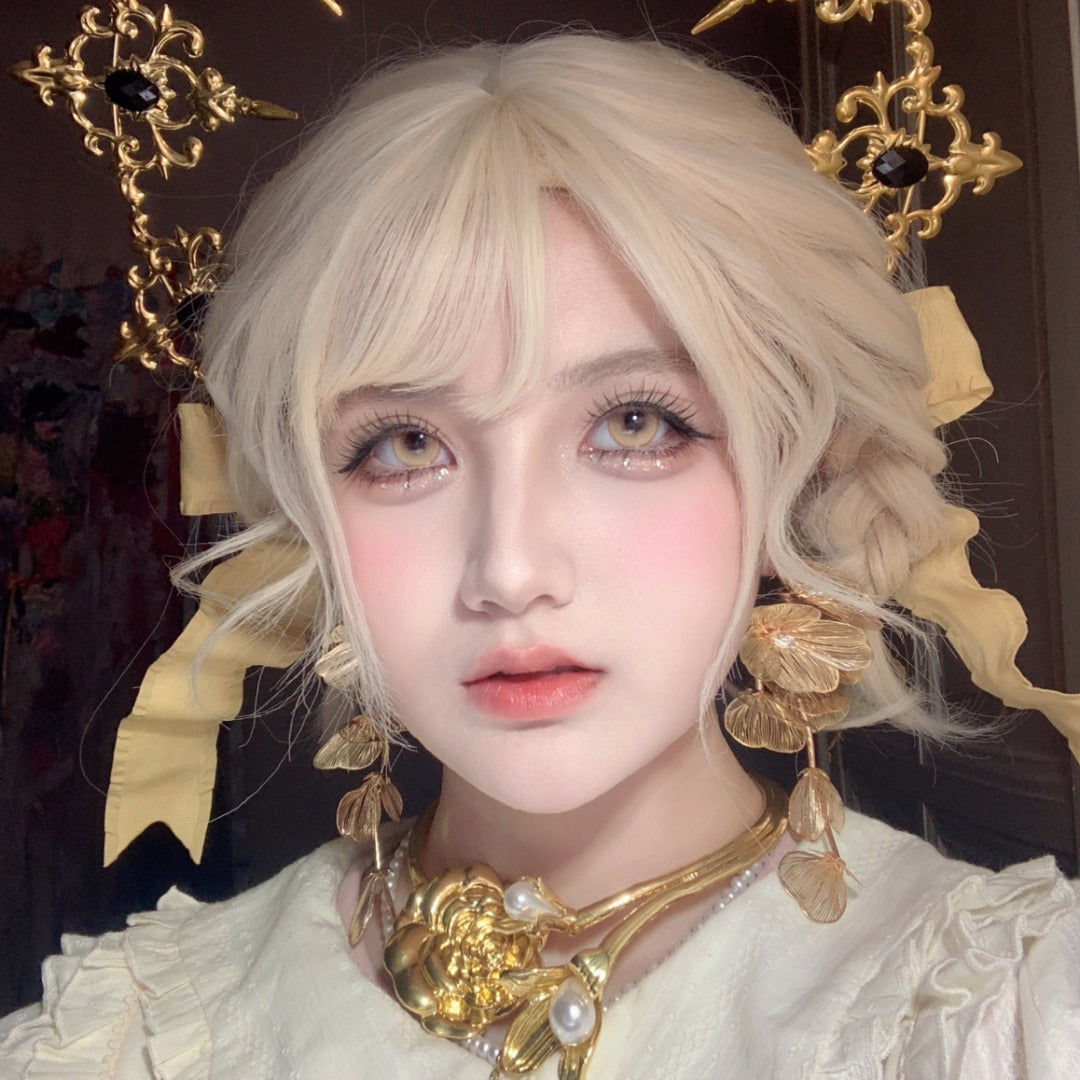 HALF-YEAR | LENSPOP | Milk Pudding Ice Yellow