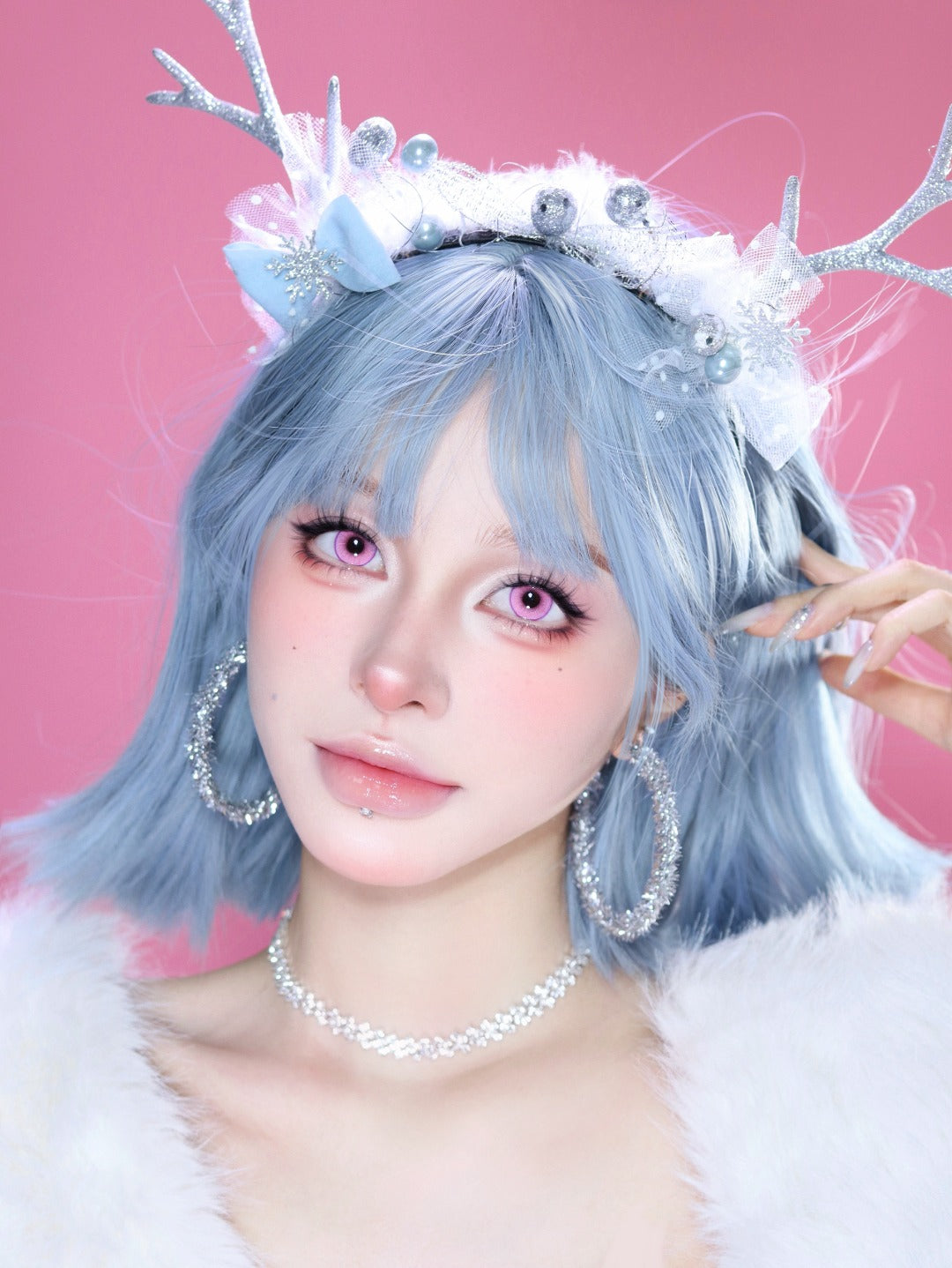 HALF-YEAR | LENSPOP | Milk Pudding Ice Pink