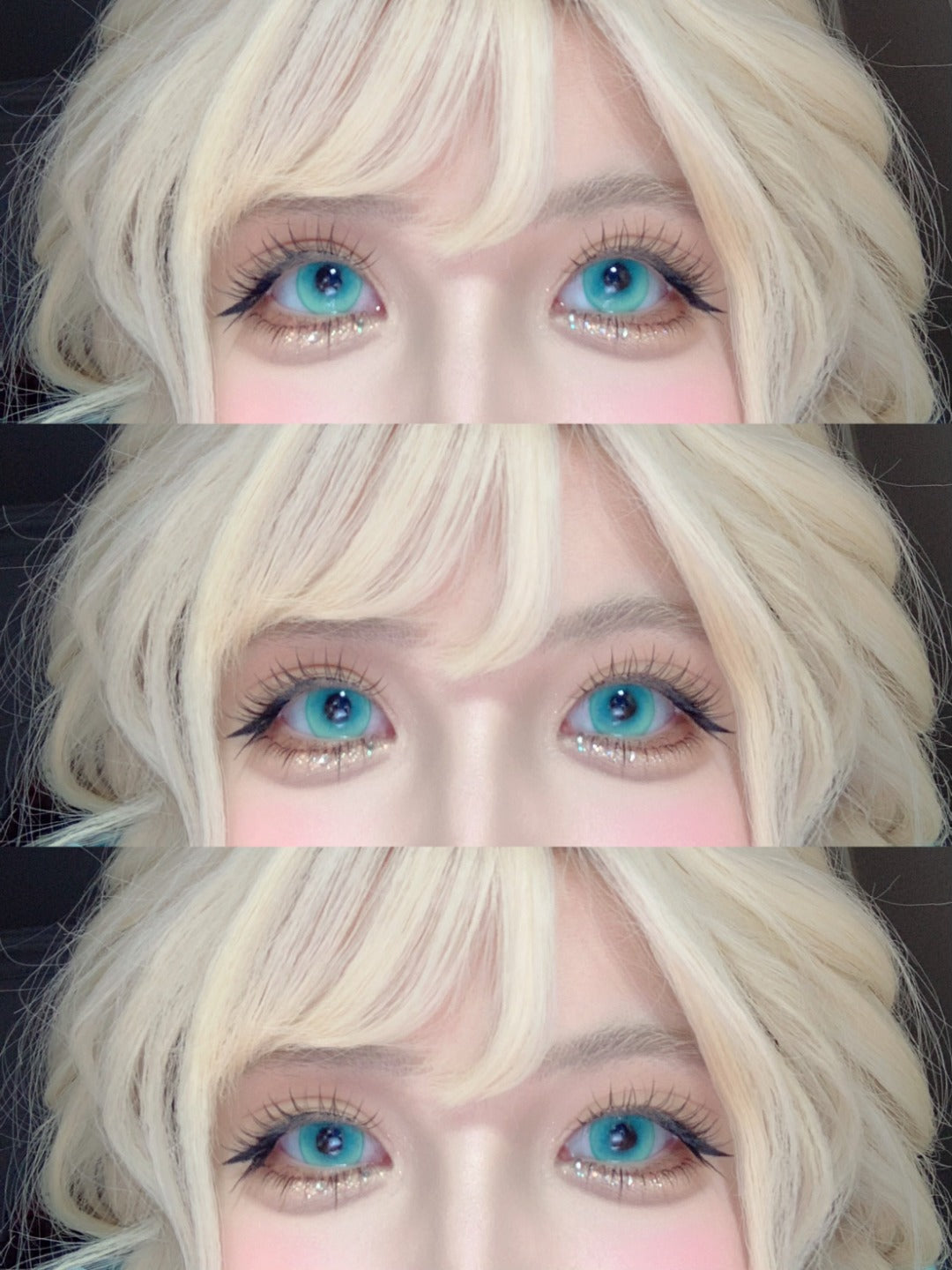 HALF-YEAR | LENSPOP | Milk Pudding Ice Cyan