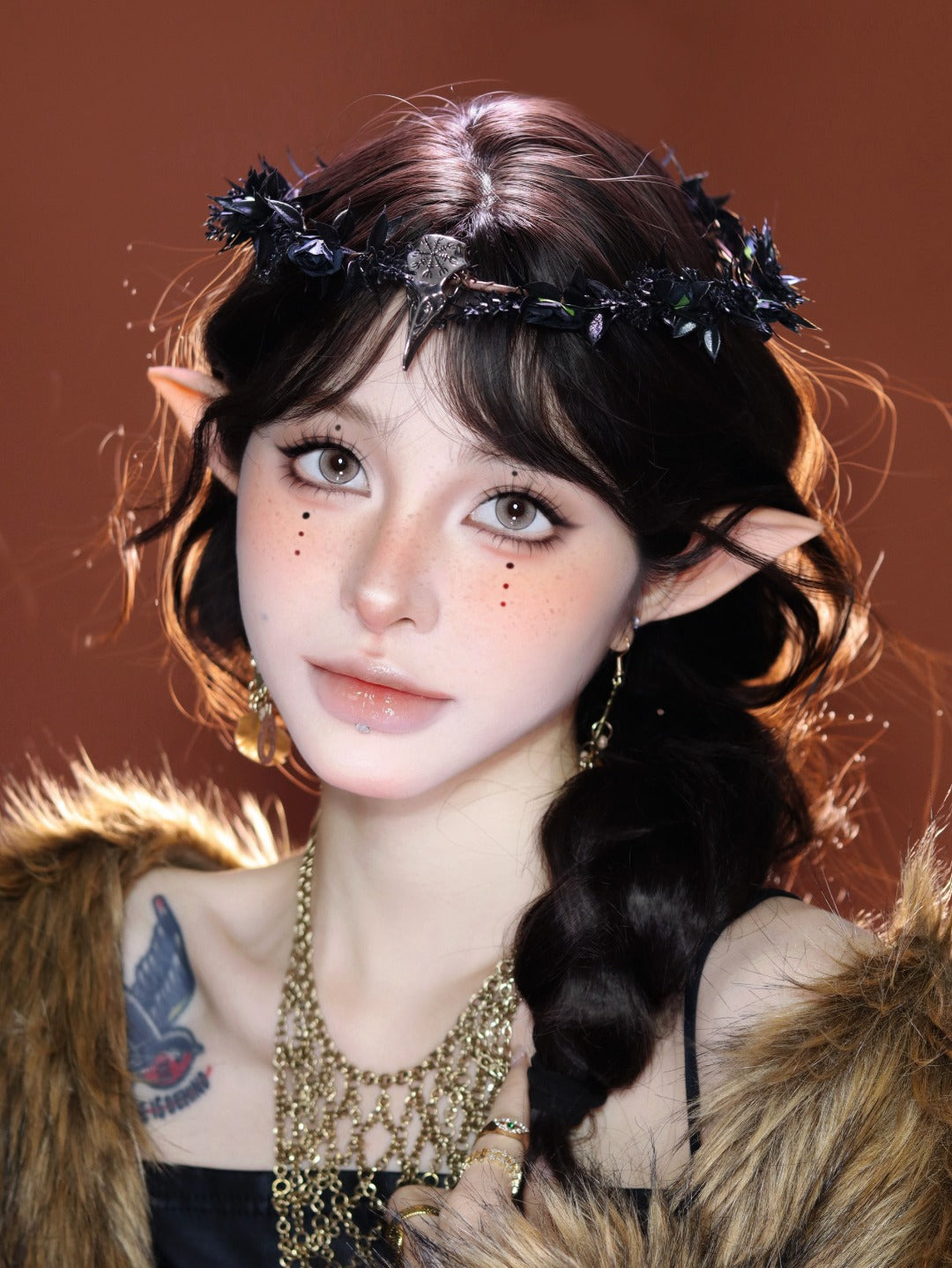 HALF-YEAR | LENSPOP | Milk Pudding Ice Brown