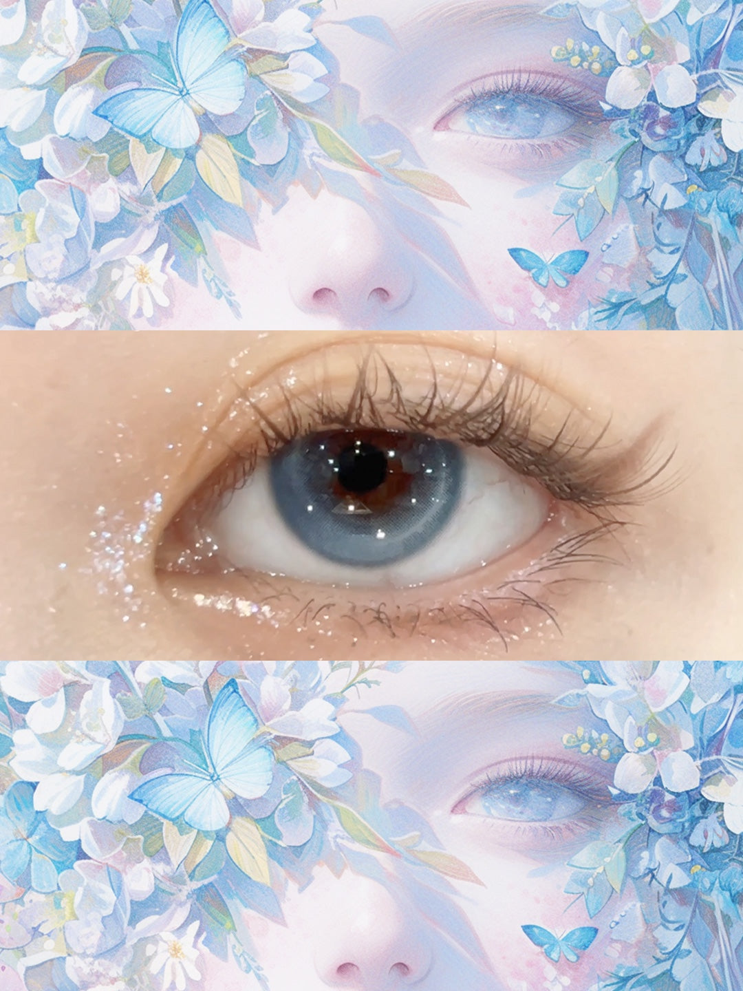 1-DAY | JELLY | Pandora Veil Blue