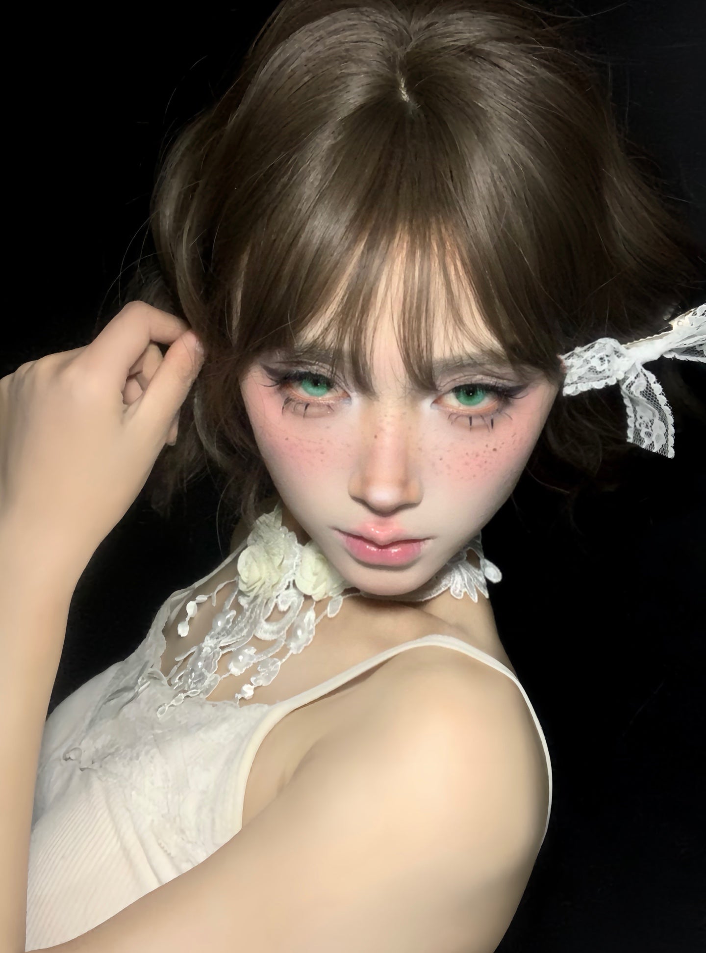 1-DAY | SERLTYCA | Cyber Snake Princess Green