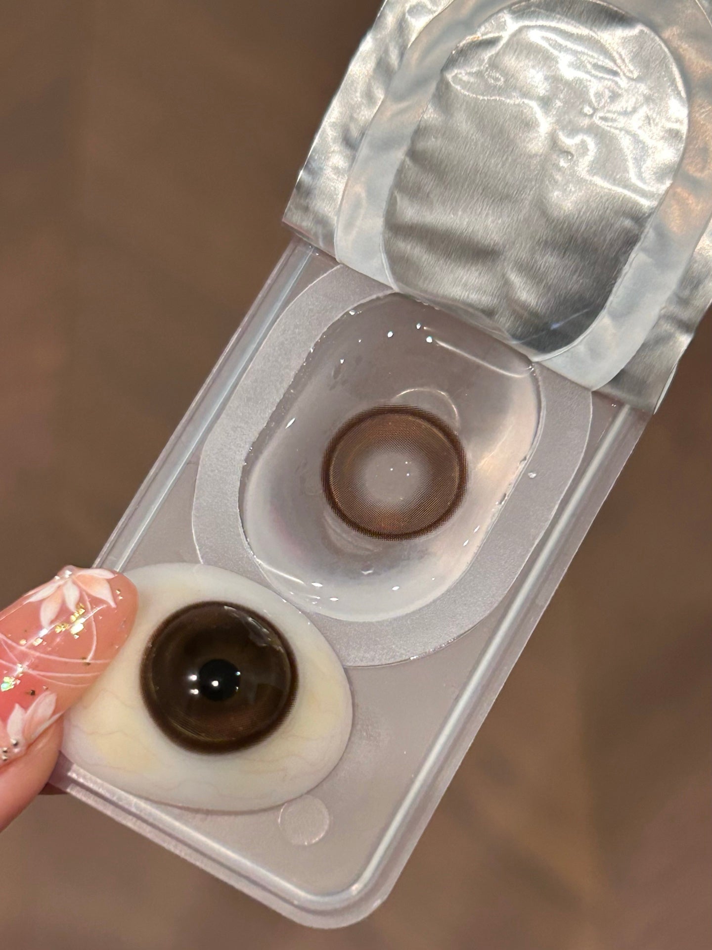 1-DAY | JELLY | Camellia Flower Brown