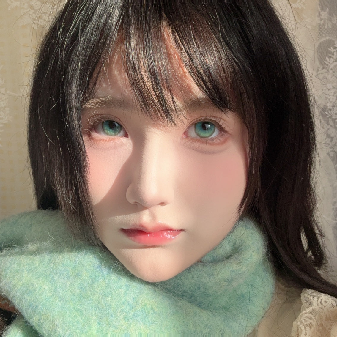 HALF-YEAR | ISORA | Satin Ruins Blue-Green