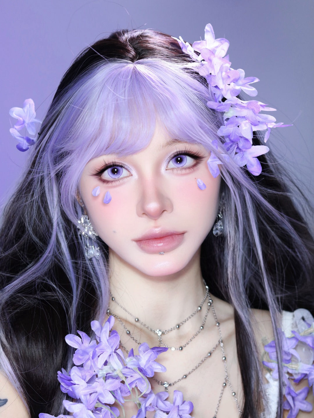 HALF-YEAR | LENSPOP | Milk Pudding Ice Purple