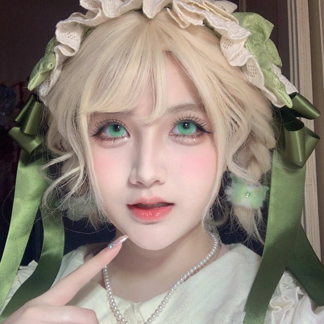 HALF-YEAR | LENSPOP | Milk Pudding Ice Green
