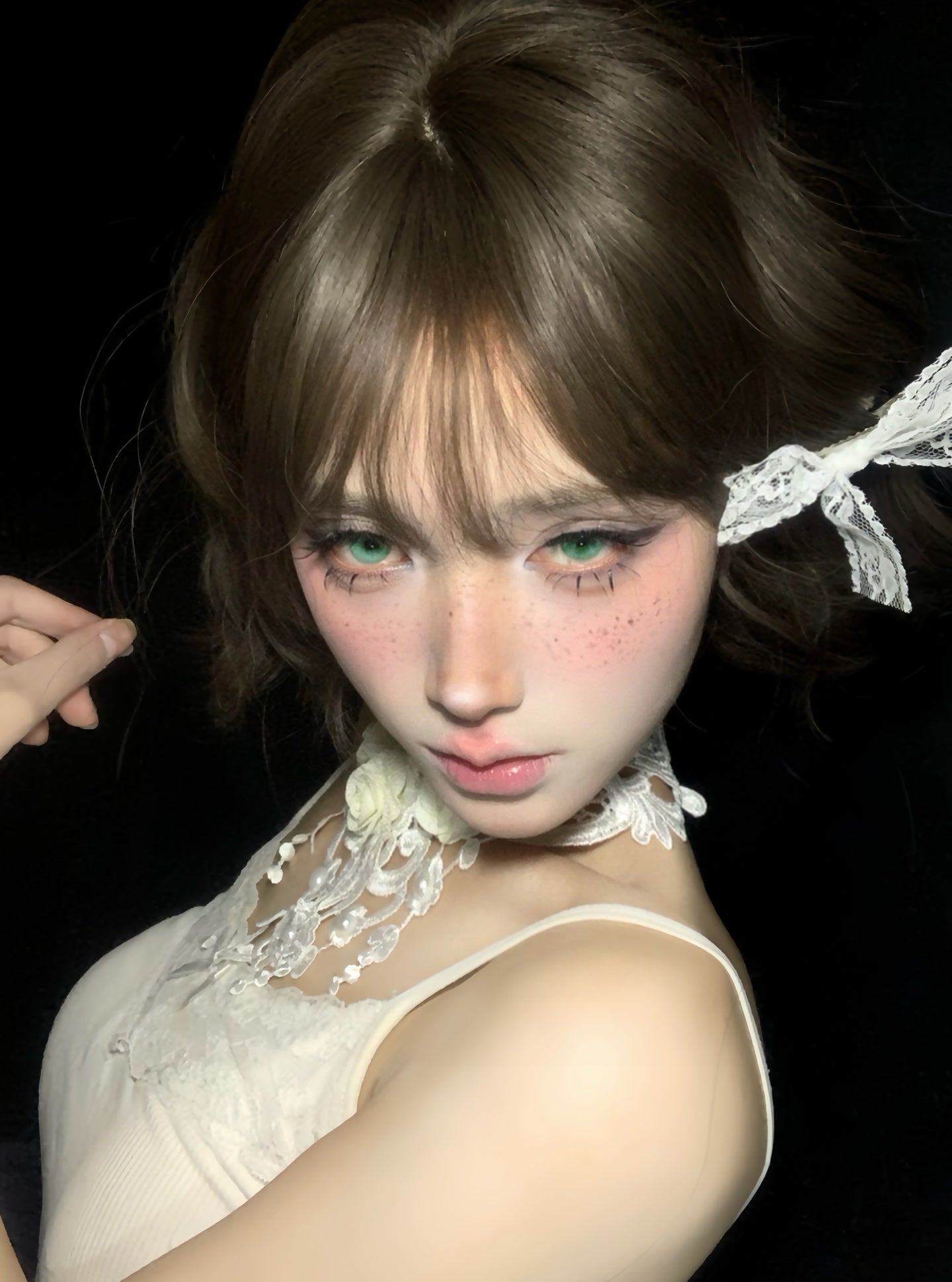 1-DAY | SERLTYCA | Cyber Snake Princess Green