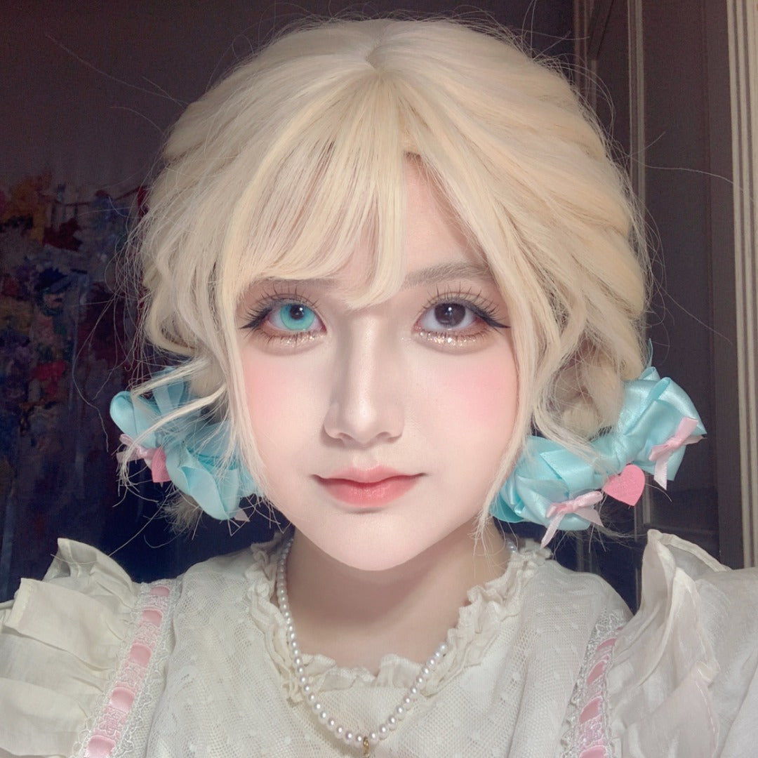 HALF-YEAR | LENSPOP | Milk Pudding Ice Cyan