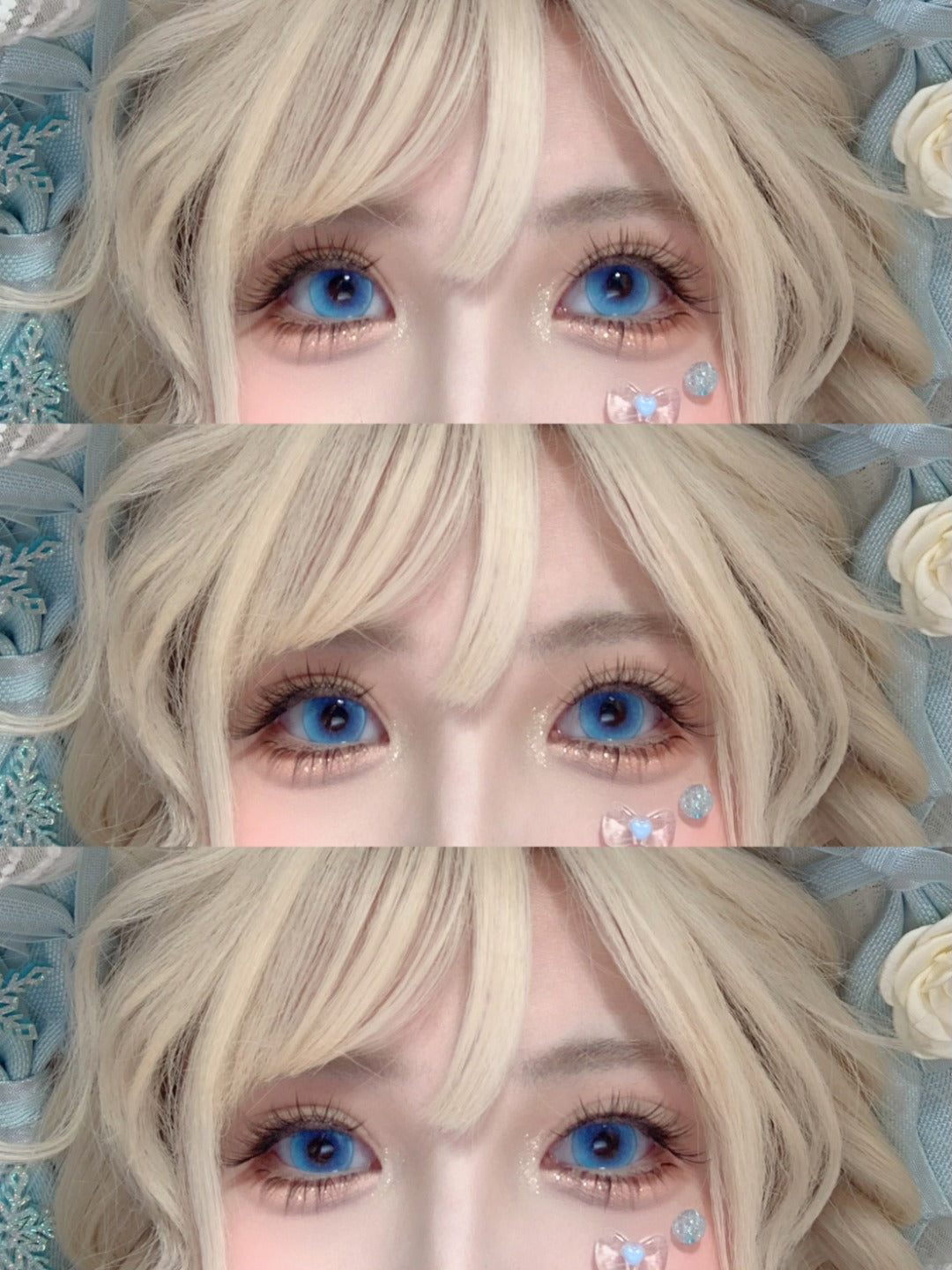 HALF-YEAR | LENSPOP | Milk Pudding Ice Blue