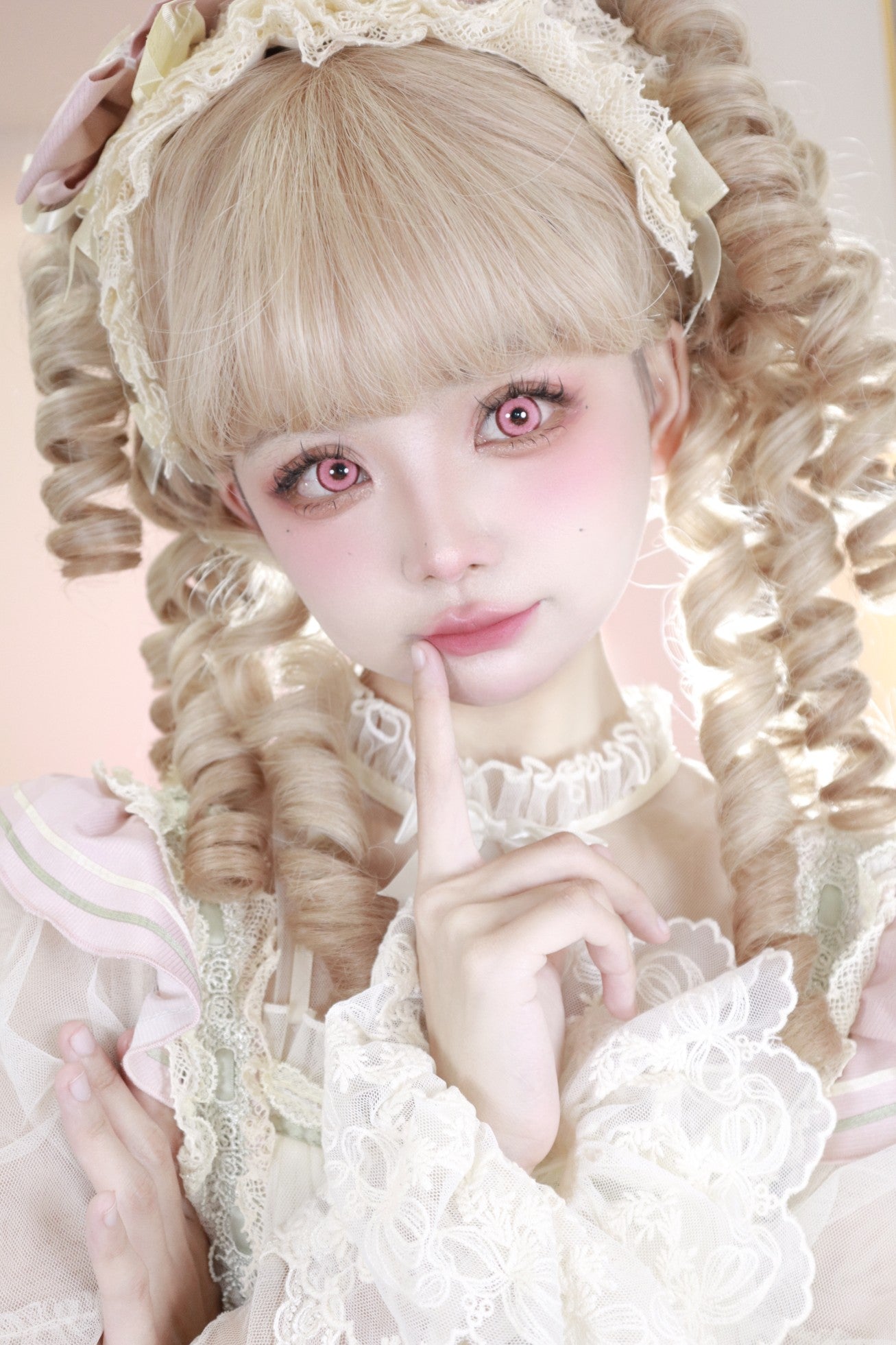 1-YEAR | SHINING CITY | Sweet Soft Peach Pink