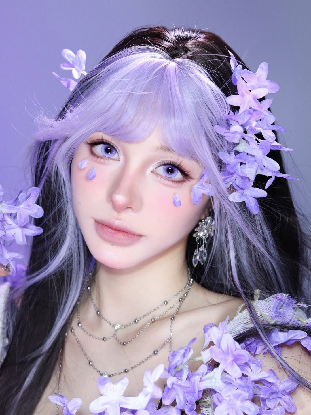 HALF-YEAR | LENSPOP | Milk Pudding Ice Purple