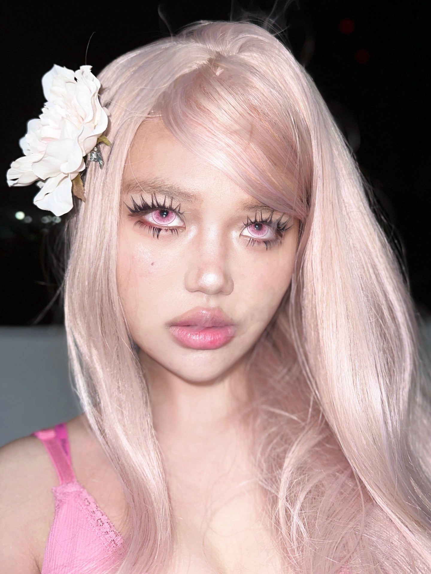 HALF-YEAR | HOT | Glass Heart Pink