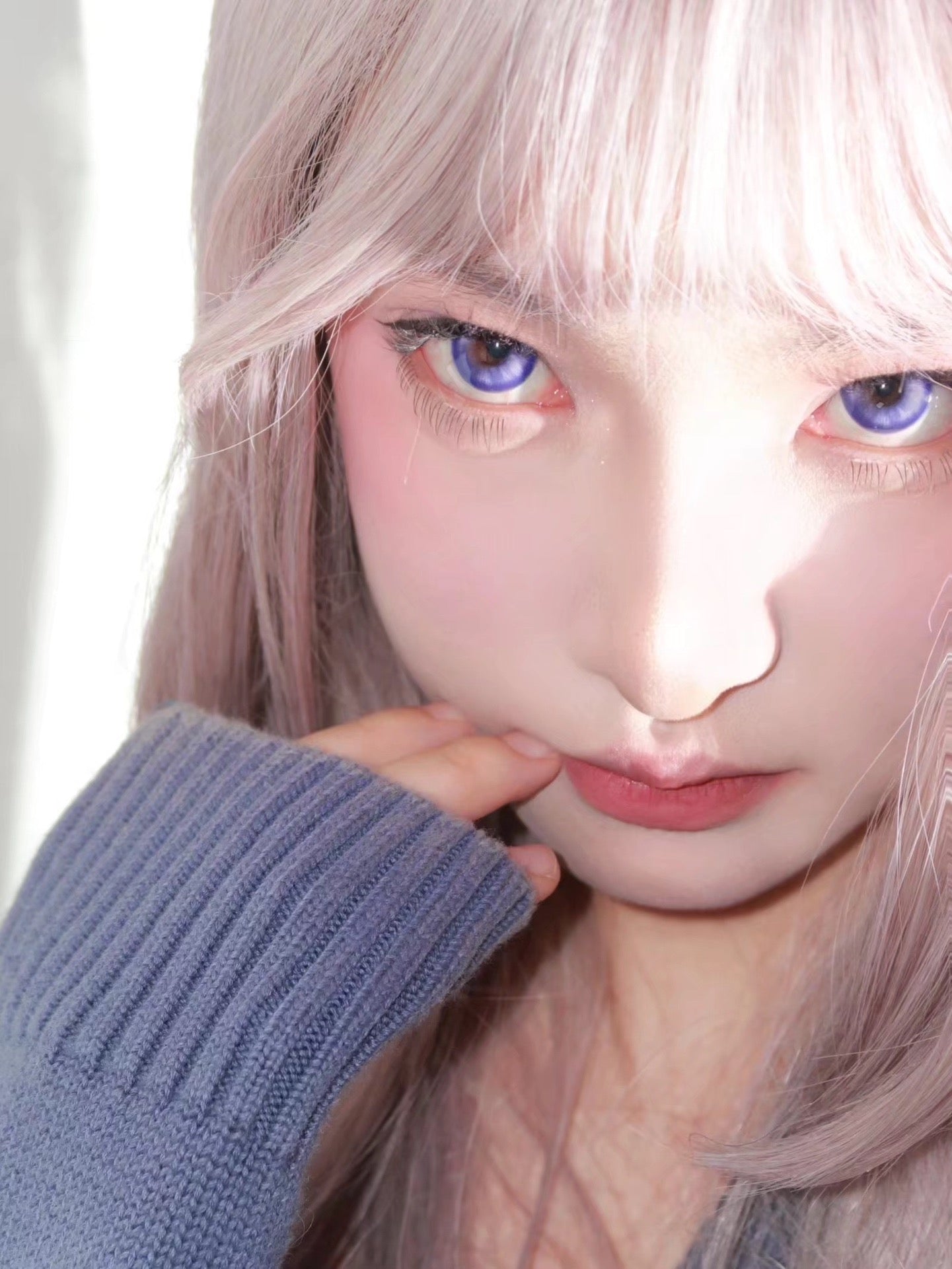 1-DAY | YUKI | Glazed Glass Purple