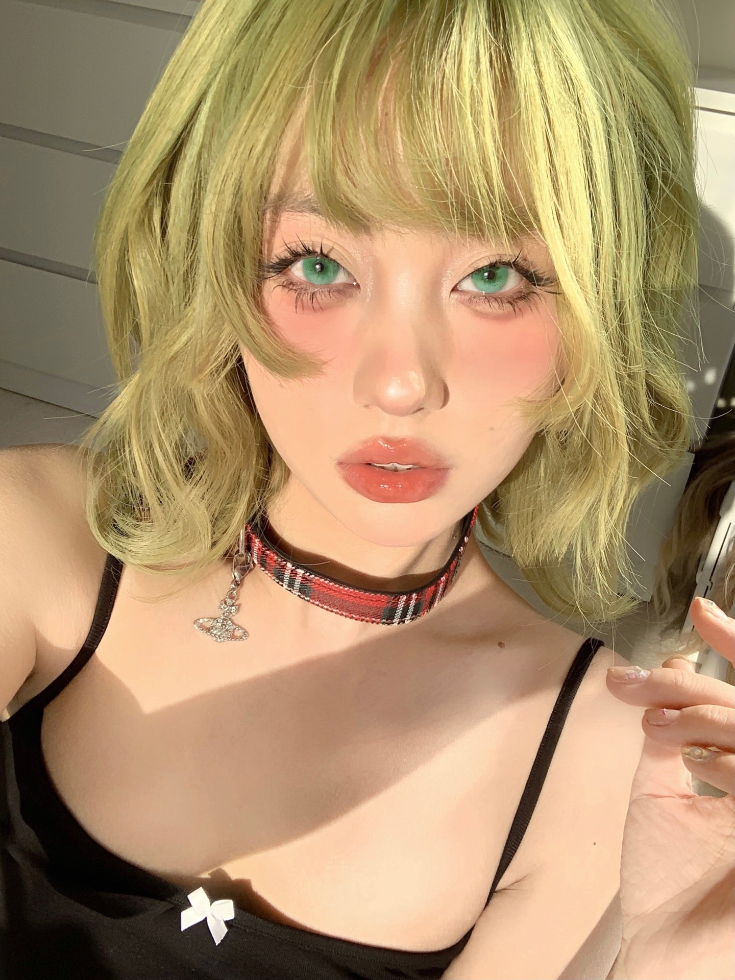 1-DAY | SERLTYCA | Cyber Snake Princess Green