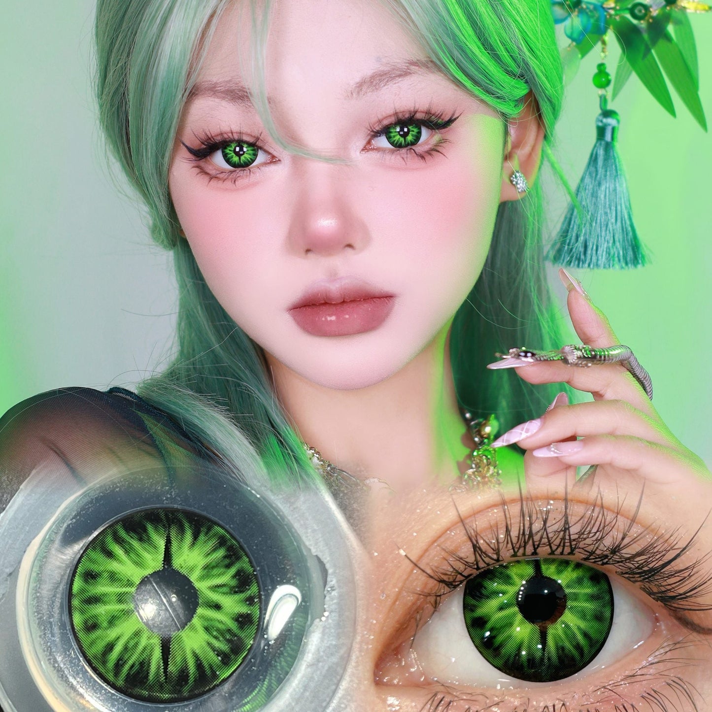 1-YEAR | CM | Green Snake Eye