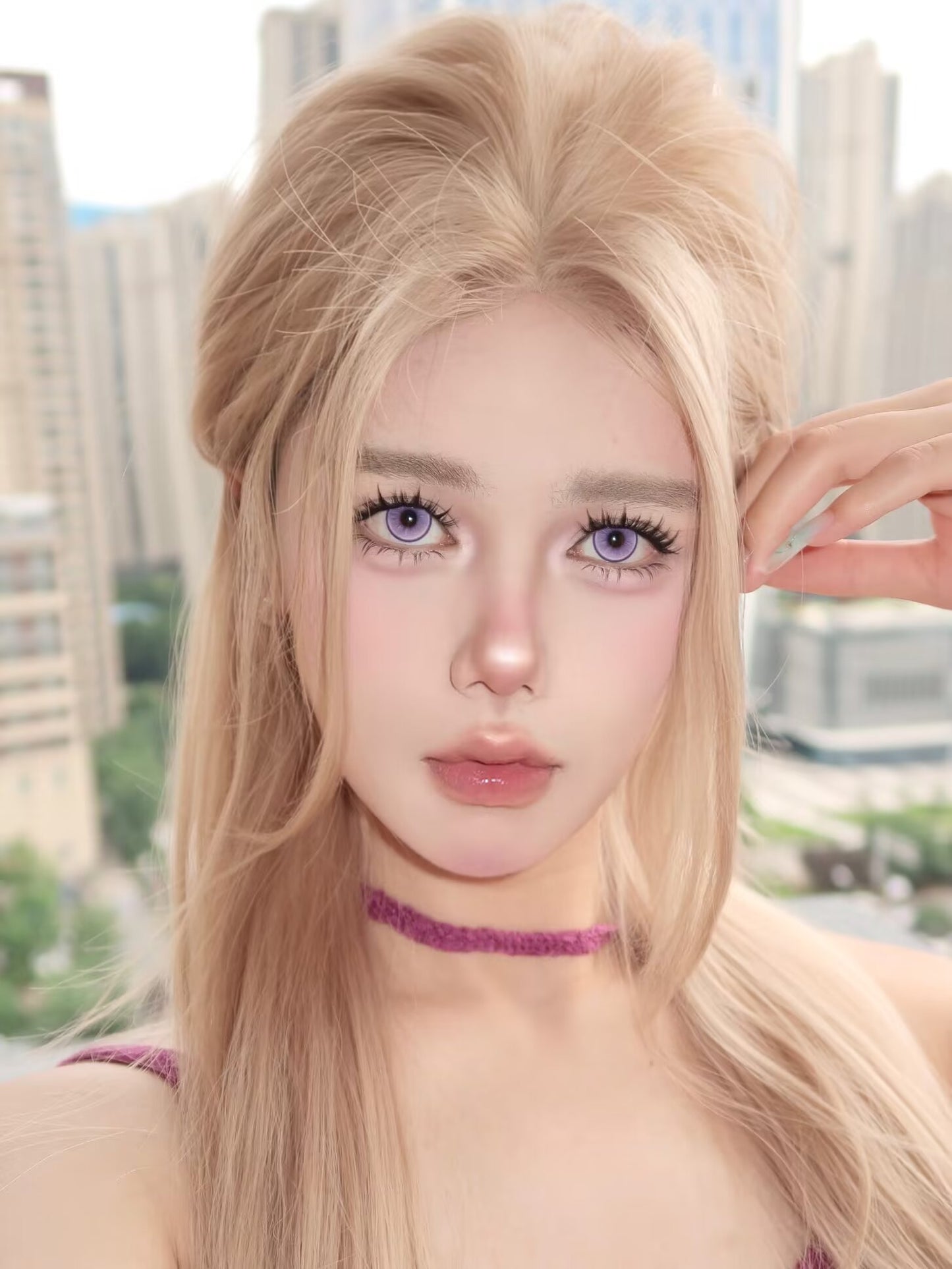 1-DAY | YUKI | Ghostly Purple