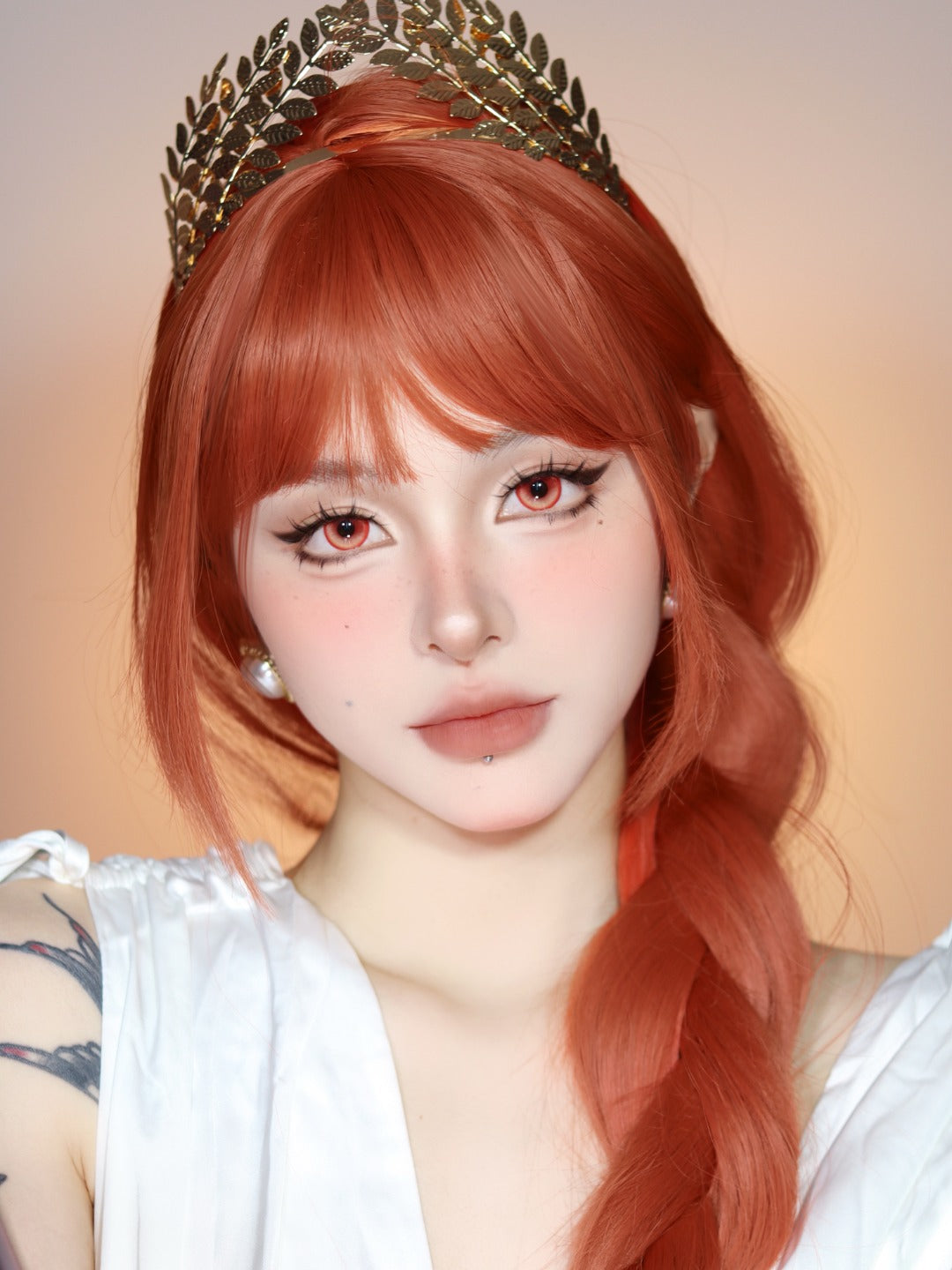 1-DAY | LENSPOP | Sugar Heart Orange-Red
