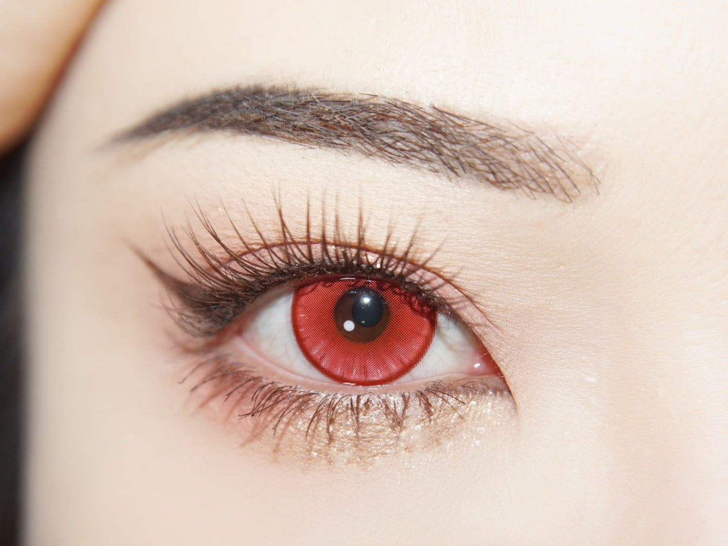 HALF-YEAR | LENSPOP | Cristal Glaze Red