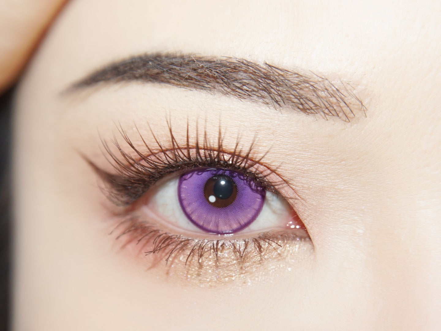 HALF-YEAR | LENSPOP | Cristal Glaze Purple