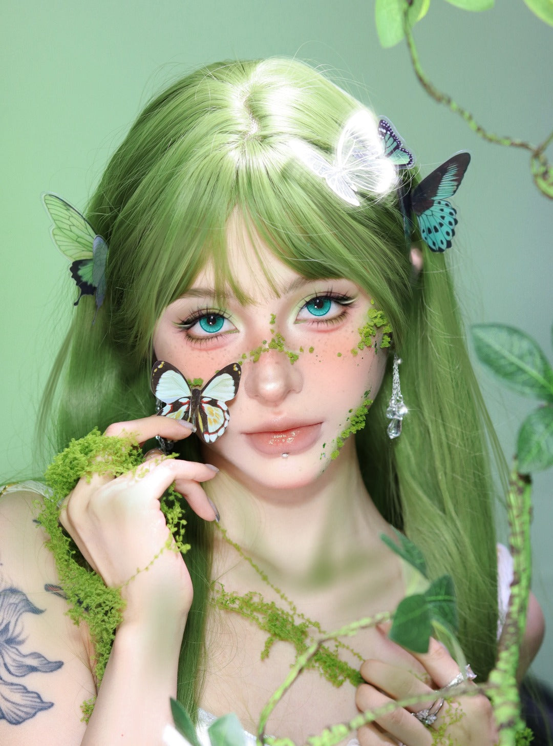 HALF-YEAR | LENSPOP | Cristal Glaze Green