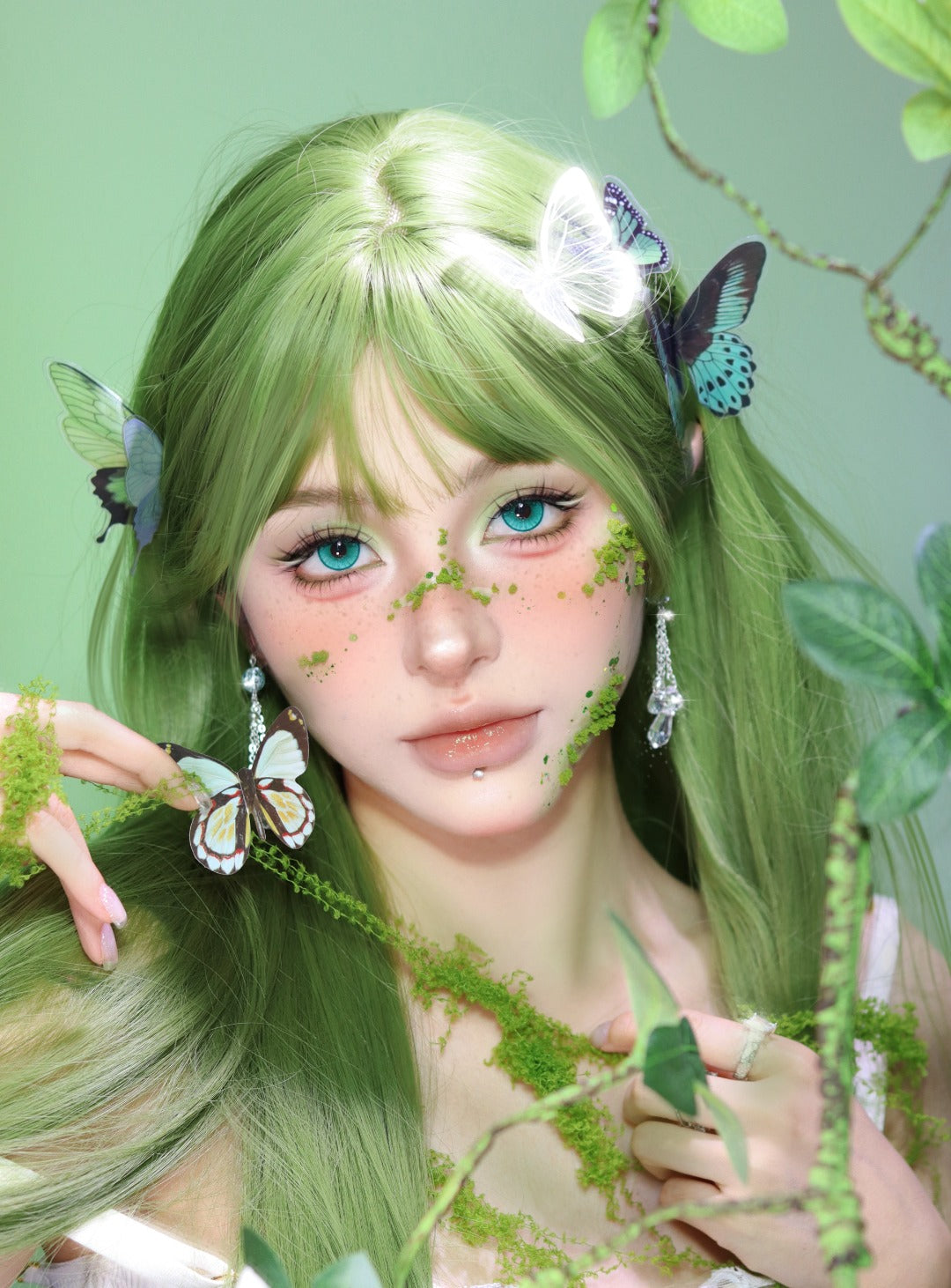 HALF-YEAR | LENSPOP | Cristal Glaze Green