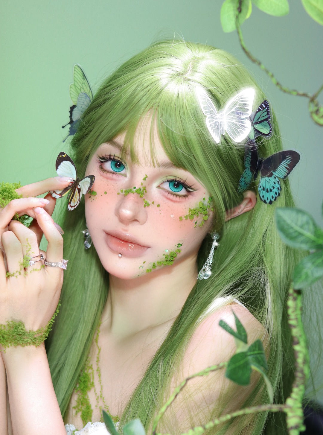 HALF-YEAR | LENSPOP | Cristal Glaze Green